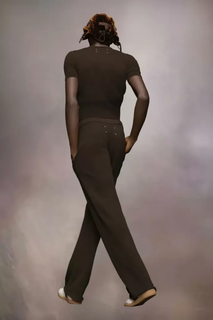 Pantalones de punto de cachemira