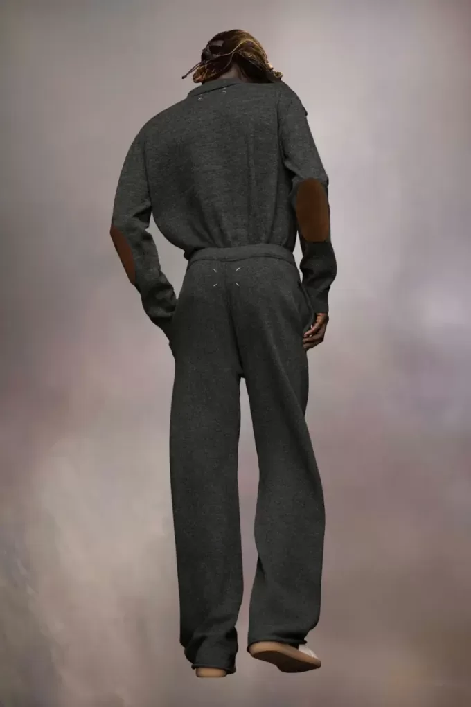 Pantalones de punto de cachemira