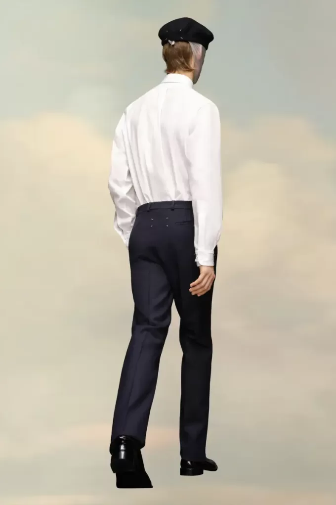 Pantalones de sarga de lana de Maison Margiela