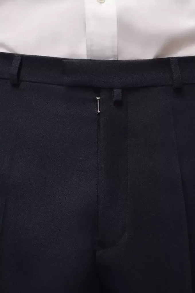 Pantalones de sarga de lana de Maison Margiela