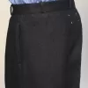 Pantalones rectos de lana afieltrada