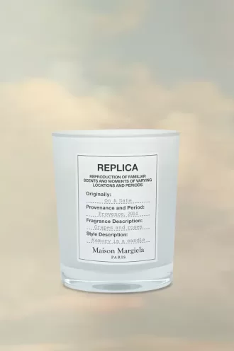 Réplica de una vela con fecha