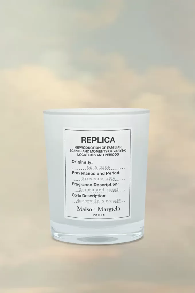 Réplica de una vela con fecha Réplica de una vela con fecha