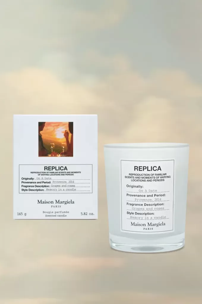 Réplica de una vela con fecha Réplica de una vela con fecha
