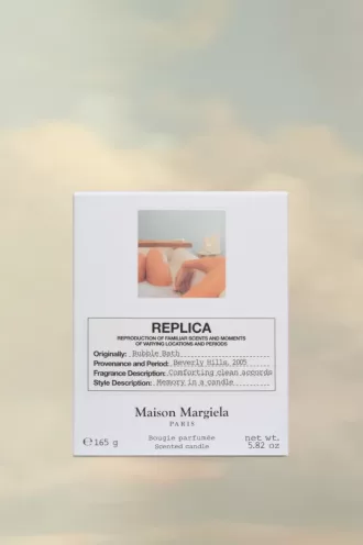 Réplica de vela de baño de burbujas