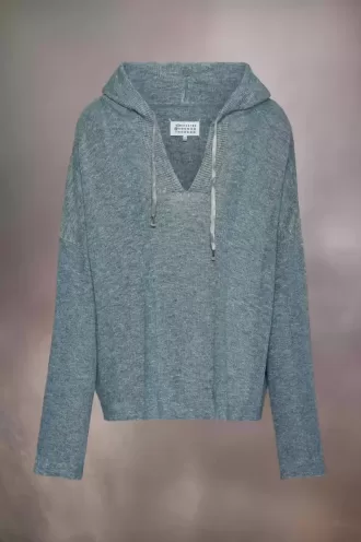 Sudadera con capucha de punto de verano Sudadera con capucha de punto de verano