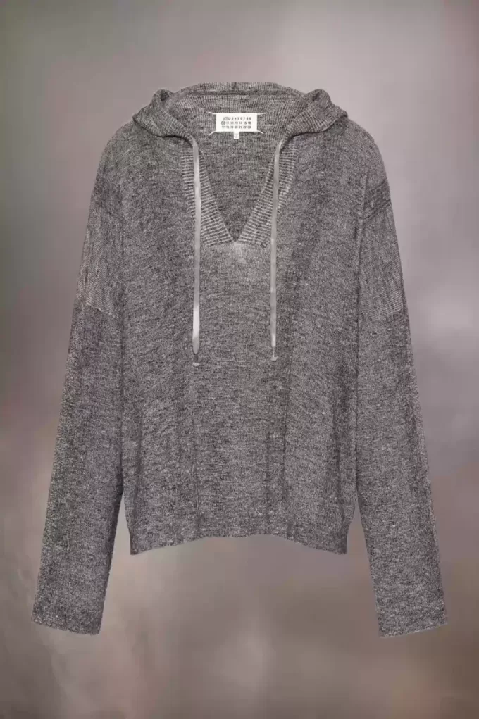 Sudadera con capucha de punto de verano Sudadera con capucha de punto de verano