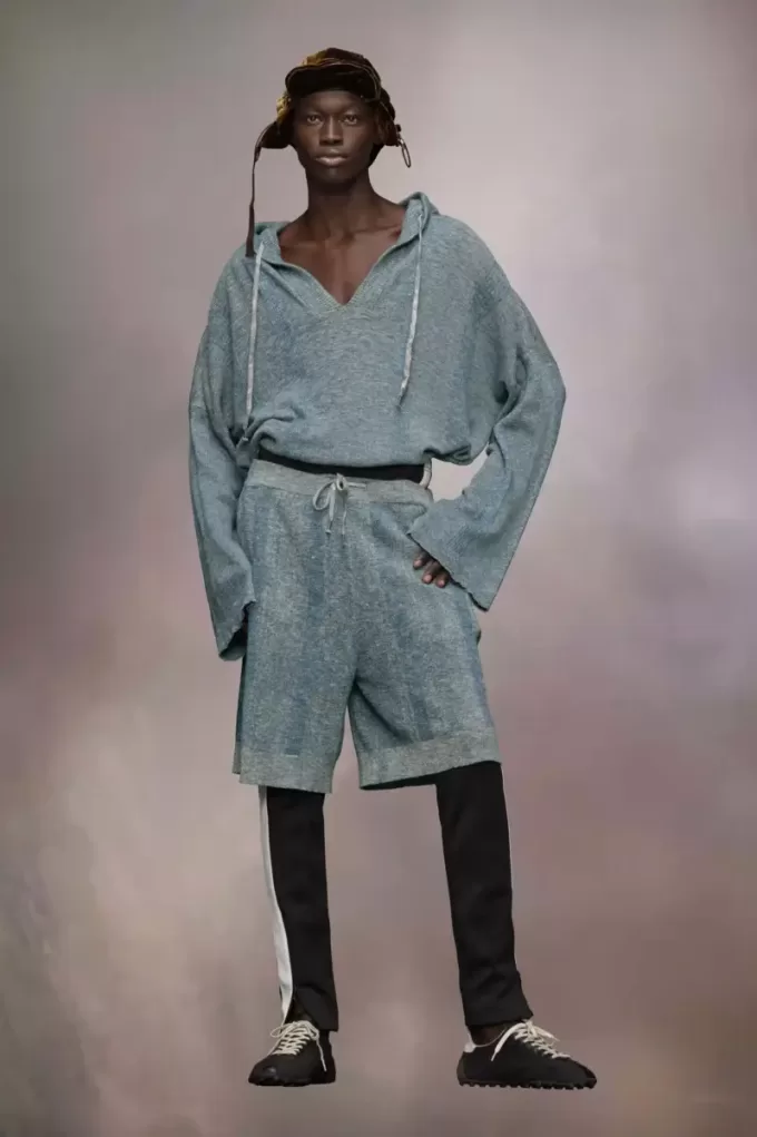 Sudadera con capucha de punto de verano Sudadera con capucha de punto de verano