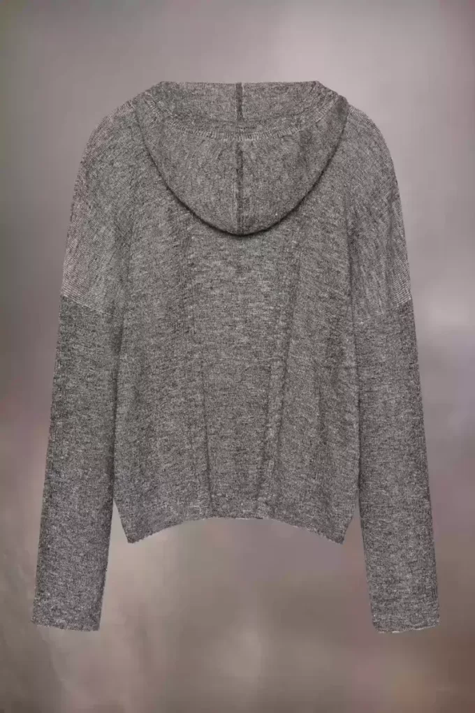 Sudadera con capucha de punto de verano Sudadera con capucha de punto de verano
