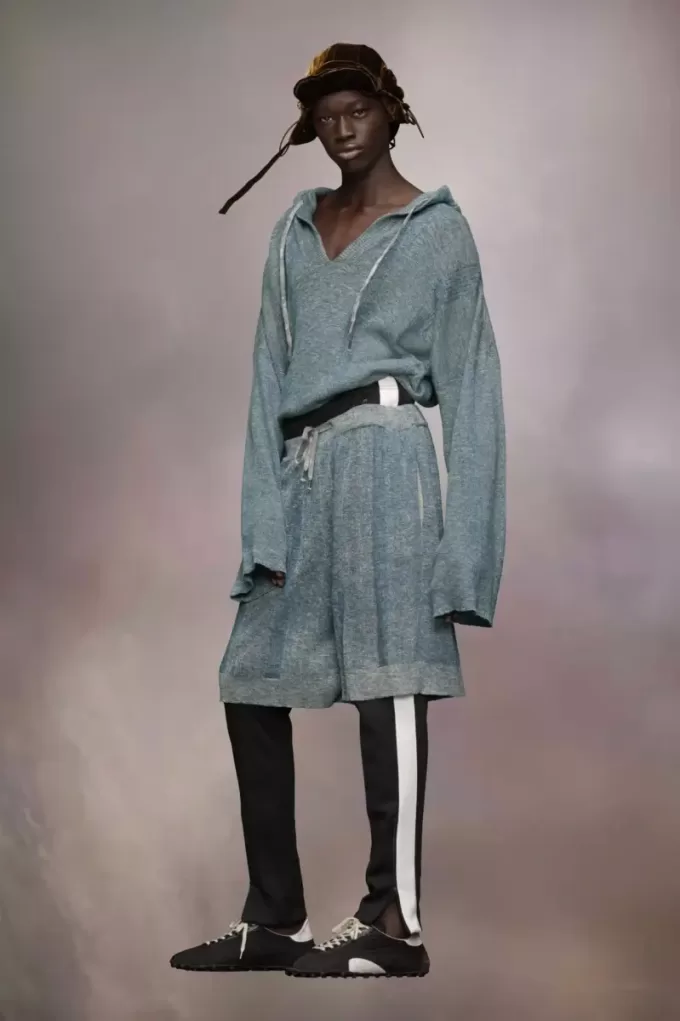 Sudadera con capucha de punto de verano Sudadera con capucha de punto de verano