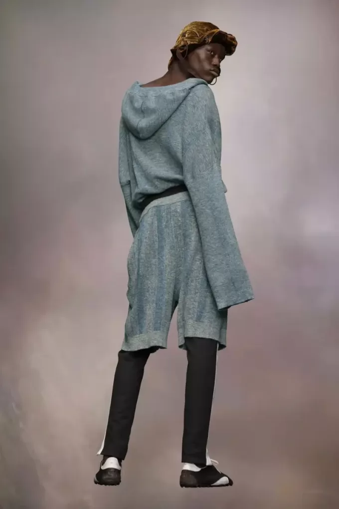 Sudadera con capucha de punto de verano Sudadera con capucha de punto de verano