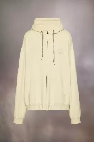 Sudadera con capucha y cremallera con el logotipo del sello