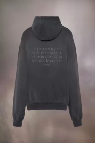 Sudadera con capucha y logotipo numérico de Maison Margiela
