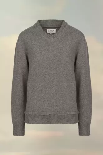 Suéter con coderas de Maison Margiela