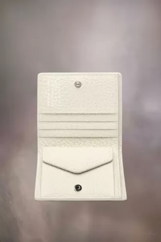 Tarjetero de bolsillo con cuatro puntadas