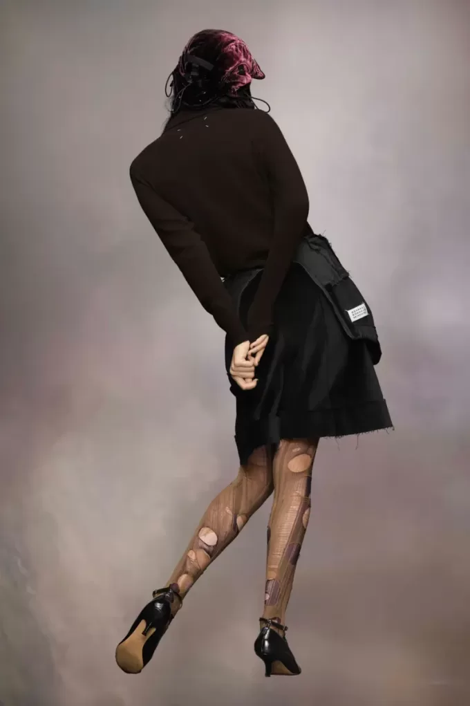 Top de cuello alto de lana de Maison Margiela Top de cuello alto de lana de Maison Margiela