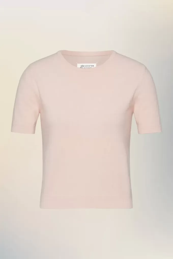 Top de punto con cuello redondo de Maison Margiela Top de punto con cuello redondo de Maison Margiela