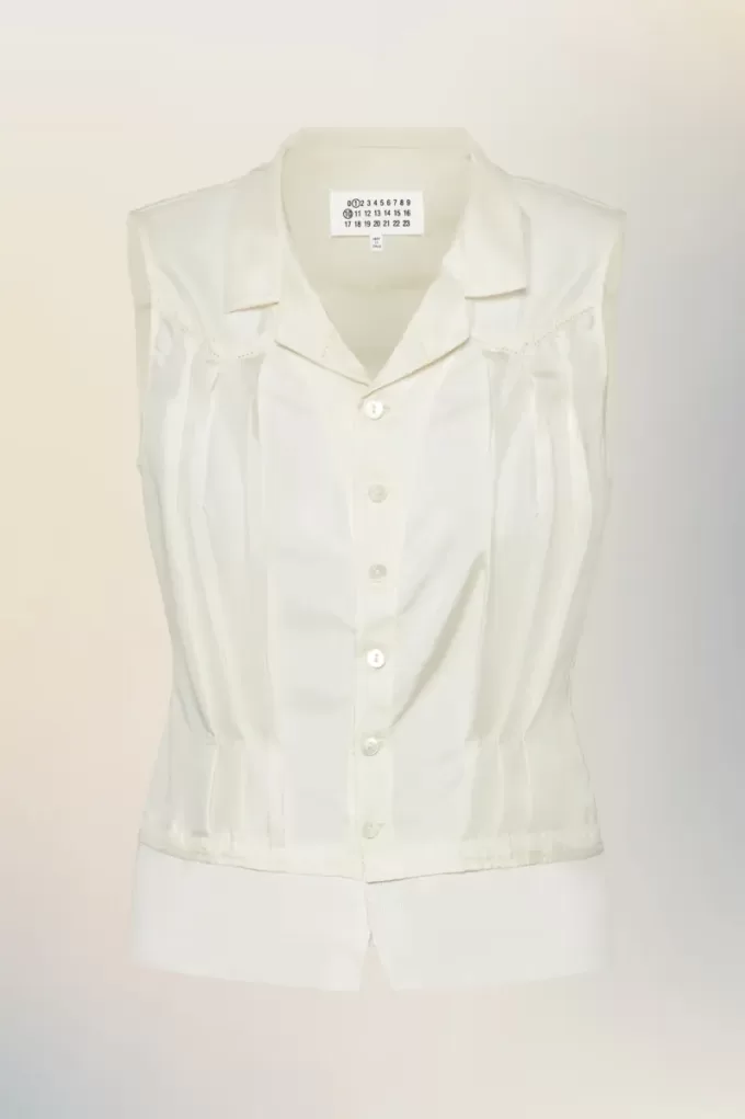 Top de seda de Maison Margiela Top de seda de Maison Margiela