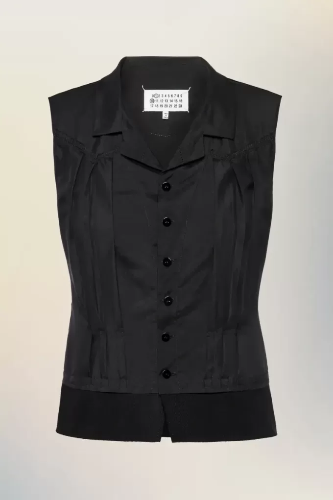 Top de seda de Maison Margiela Top de seda de Maison Margiela