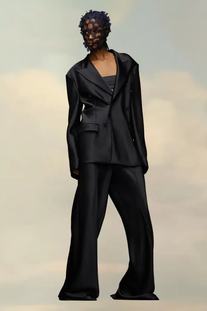 Traje de satén Maison Margiela Traje de satén Maison Margiela