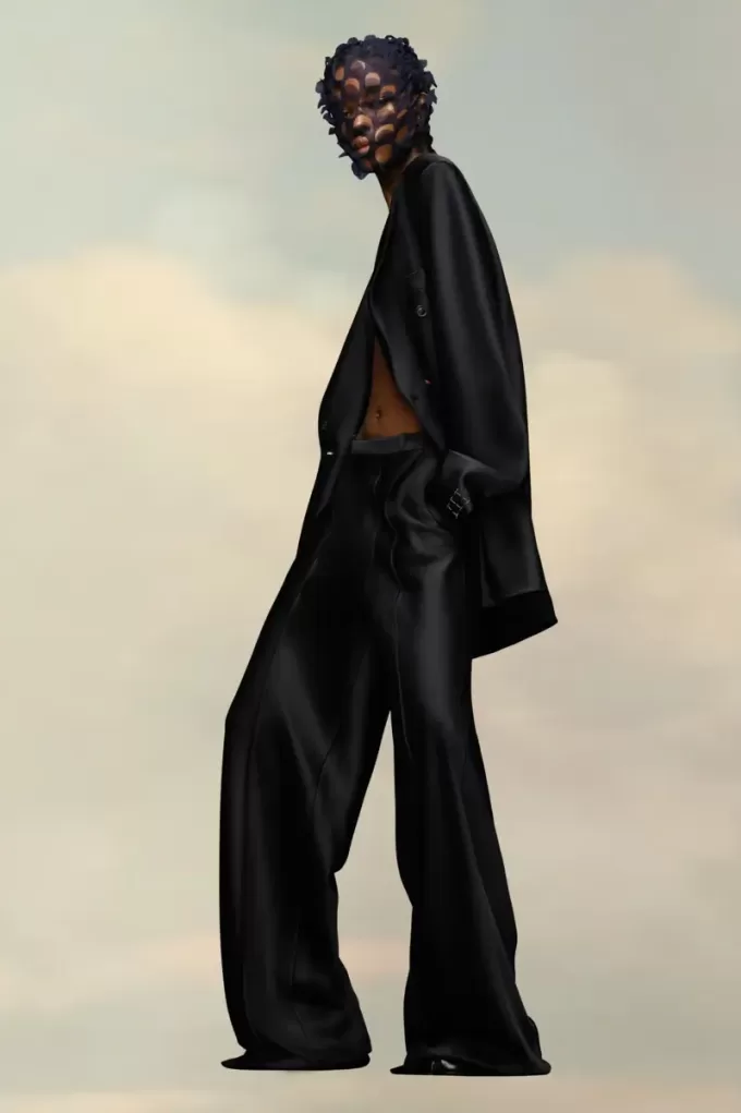 Traje de satén Maison Margiela Traje de satén Maison Margiela