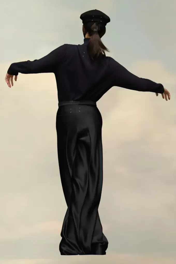 Traje de satén Maison Margiela Traje de satén Maison Margiela