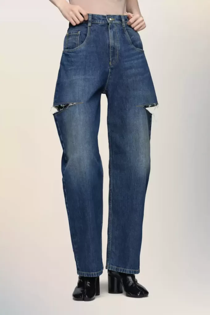Vaqueros con cortes de Maison Margiela Vaqueros con cortes de Maison Margiela