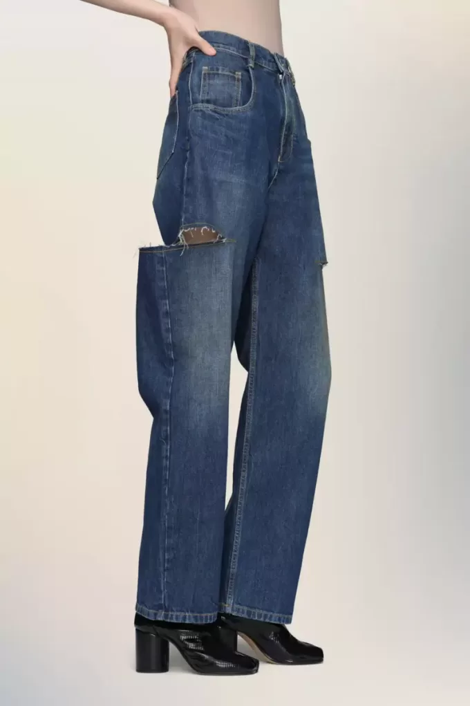 Vaqueros con cortes de Maison Margiela Vaqueros con cortes de Maison Margiela