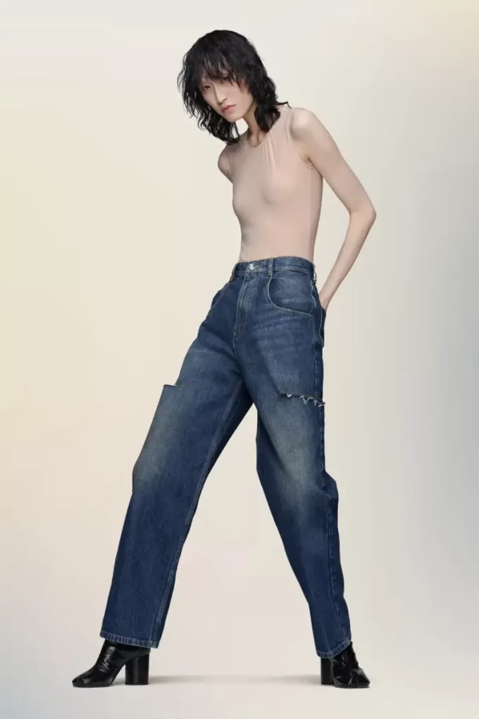 Vaqueros con cortes de Maison Margiela Vaqueros con cortes de Maison Margiela