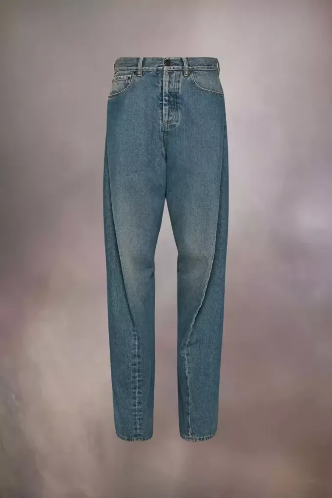 Vaqueros con costura diagonal de Maison Margiela Vaqueros con costura diagonal de Maison Margiela