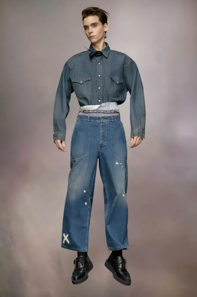 Vaqueros desgastados de Maison Margiela Vaqueros desgastados de Maison Margiela
