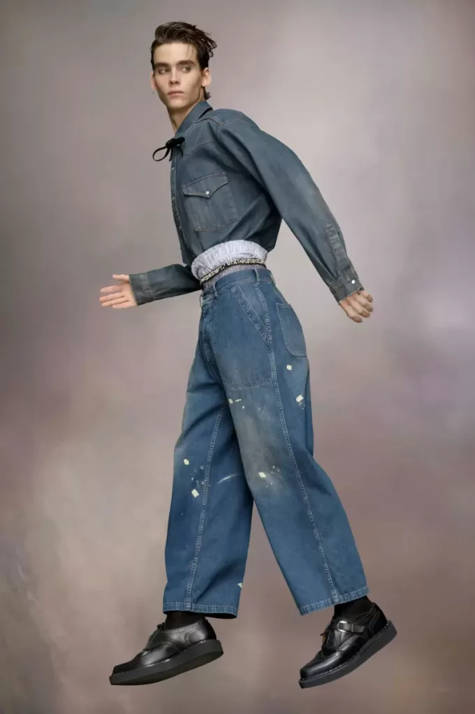 Vaqueros desgastados de Maison Margiela Vaqueros desgastados de Maison Margiela