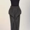 Vestido bustier de lana de Maison Margiela Vestido bustier de lana de Maison Margiela