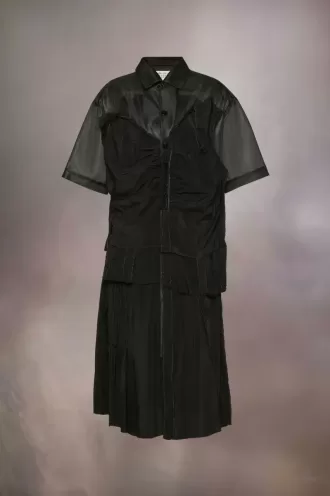 Vestido camisero D茅cortiqu茅