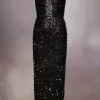 Vestido de lentejuelas bordado a mano Vestido de lentejuelas bordado a mano