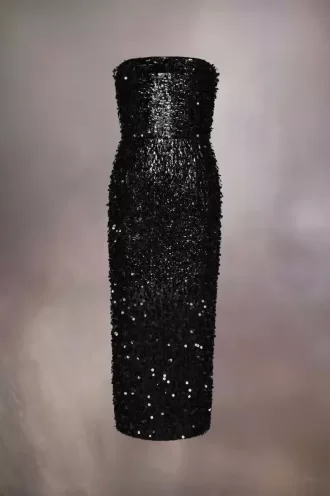 Vestido de lentejuelas bordado a mano