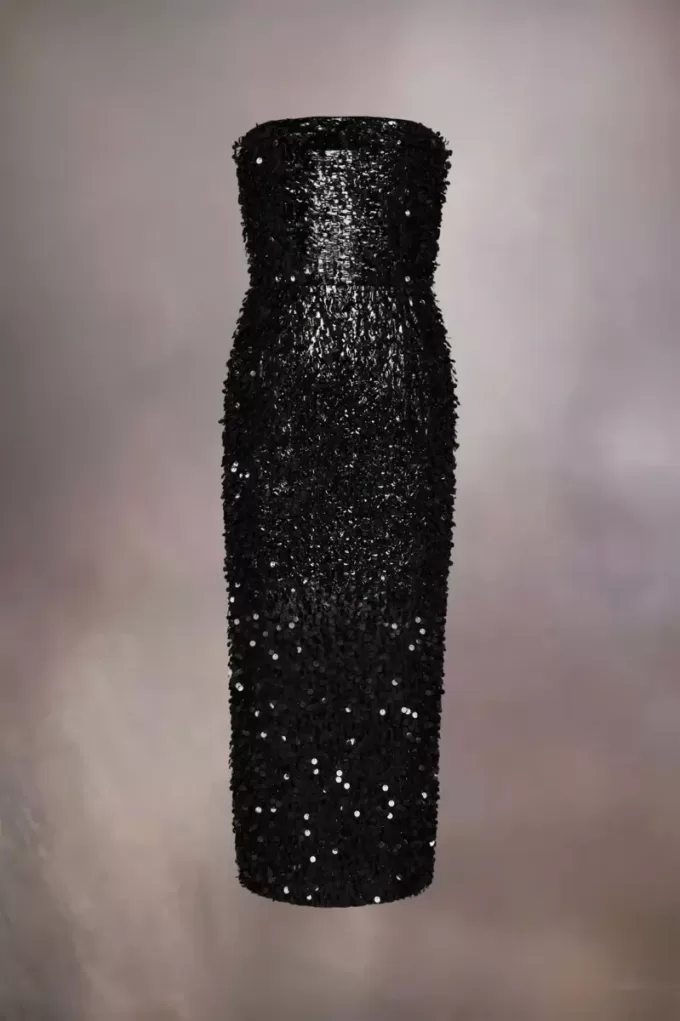 Vestido de lentejuelas bordado a mano Vestido de lentejuelas bordado a mano