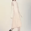 Vestido de punto de seda retrógrado