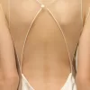 Vestido de satén martillado de Maison Margiela Vestido de satén martillado de Maison Margiela