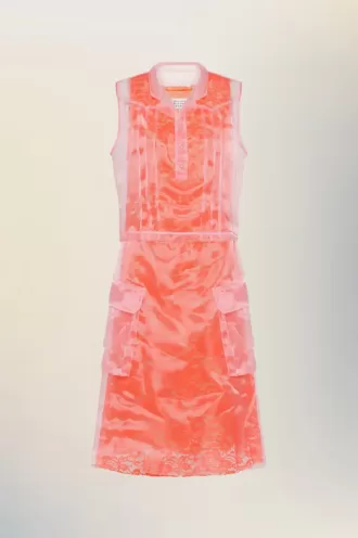 Vestido de tarde transparente de Maison Margiela