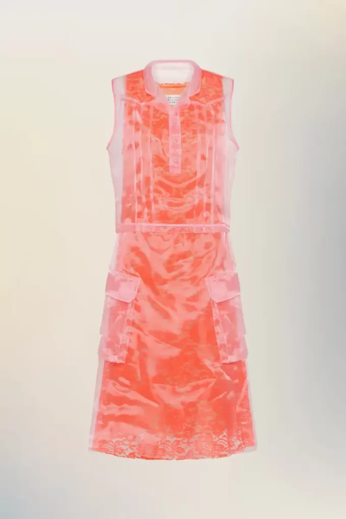 Vestido de tarde transparente de Maison Margiela