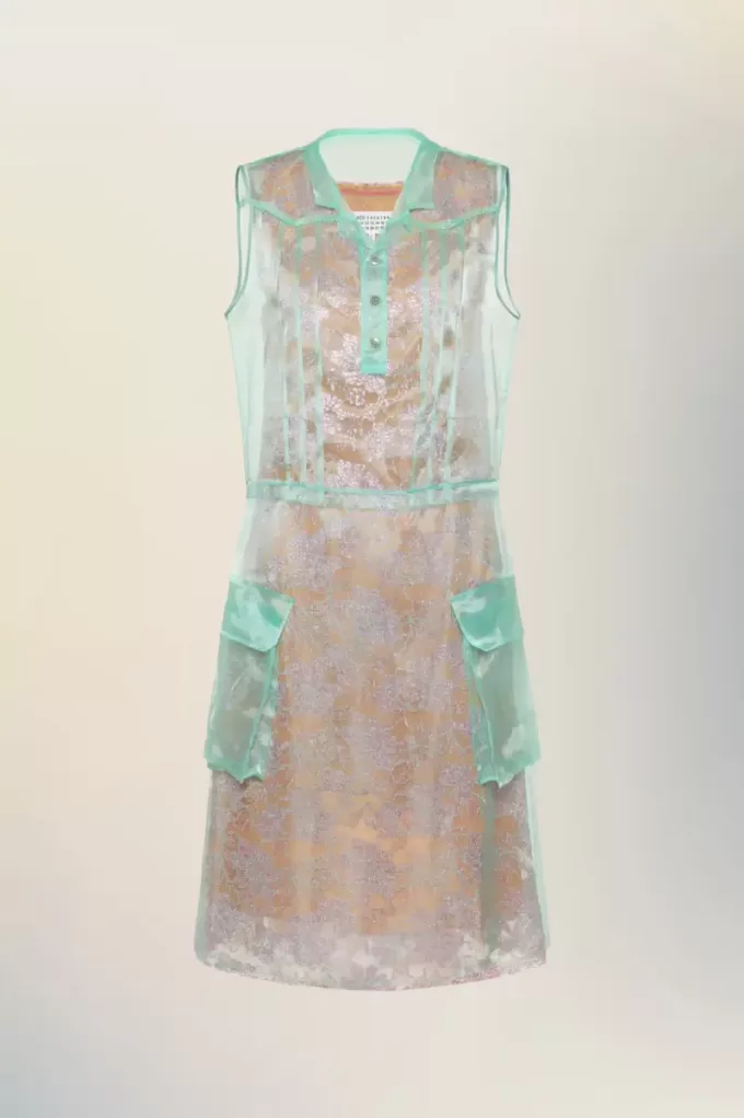 Vestido de tarde transparente de Maison Margiela
