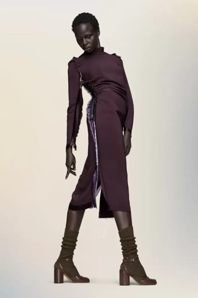 Vestido midi de Maison Margiela