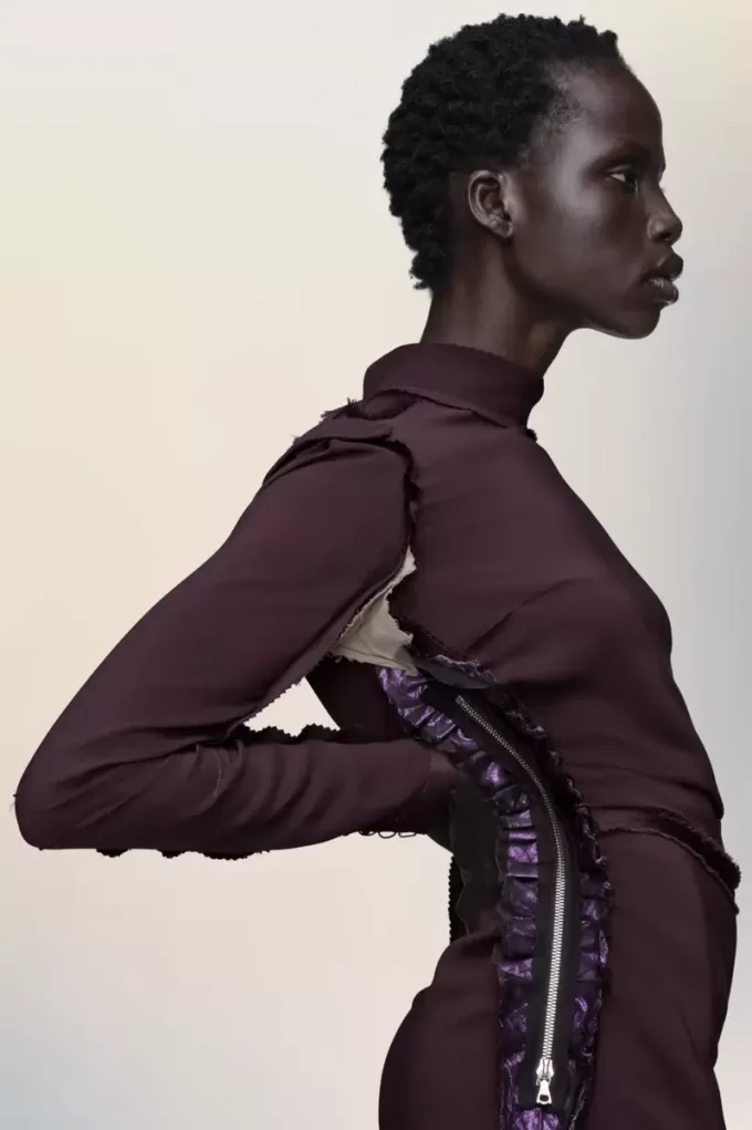 Vestido midi de Maison Margiela
