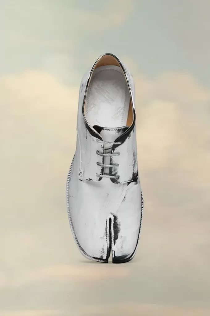 Zapatos brogue Tabi Bianchetto