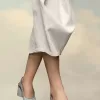 Zapatos de tira trasera Tabi Bianchetto